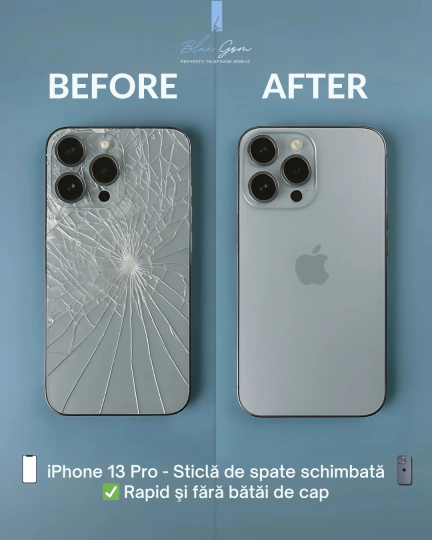 iPhone 13 Pro - Sticlă spate schimbată